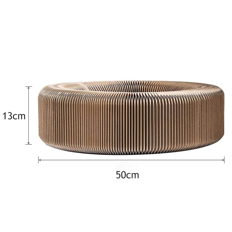 TrustiTails FoldScratch Collapsible Cat Scratcher Lounge