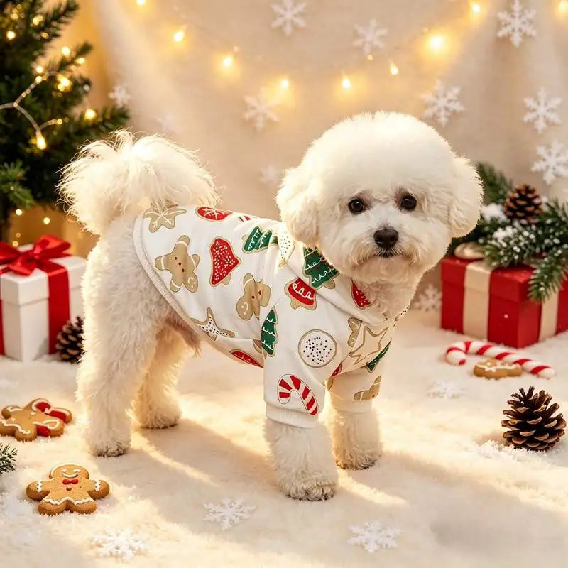 TrustiTails MerryPaws Christmas Pet Hoodie