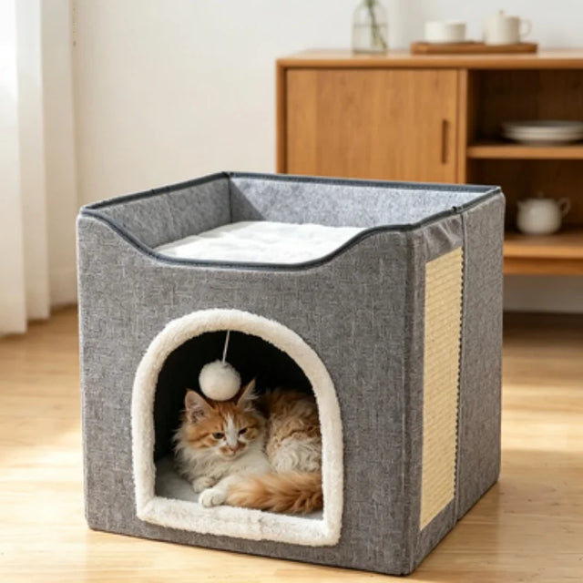 TrustiTails FoldNest Foldable Cat House