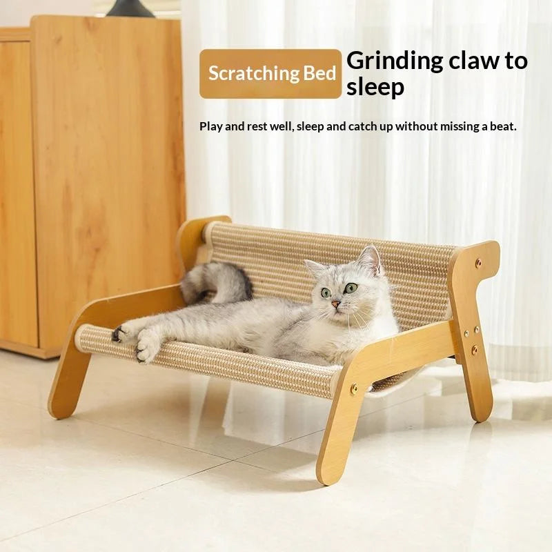 TrustiTails SisalNest 2-in-1 Cat Scratcher Lounge Bed