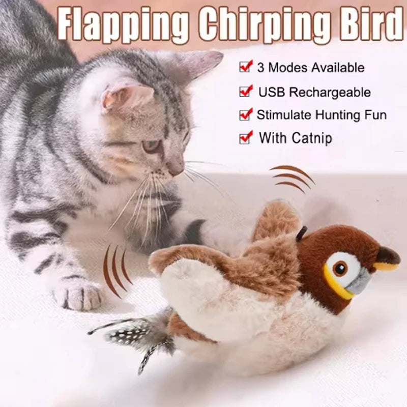 TrustiTails FlutterPal Flapping Bird Cat Toy
