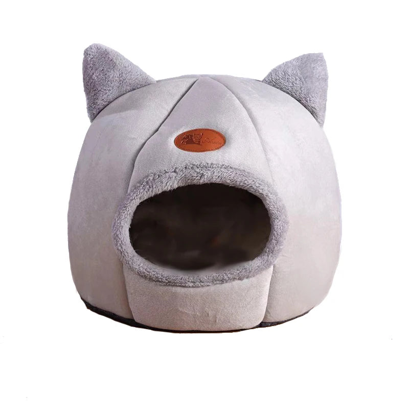 TrustiTails CatEar Cozy Cave Bed