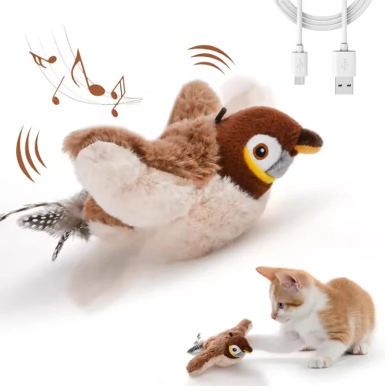 TrustiTails FlutterPal Flapping Bird Cat Toy