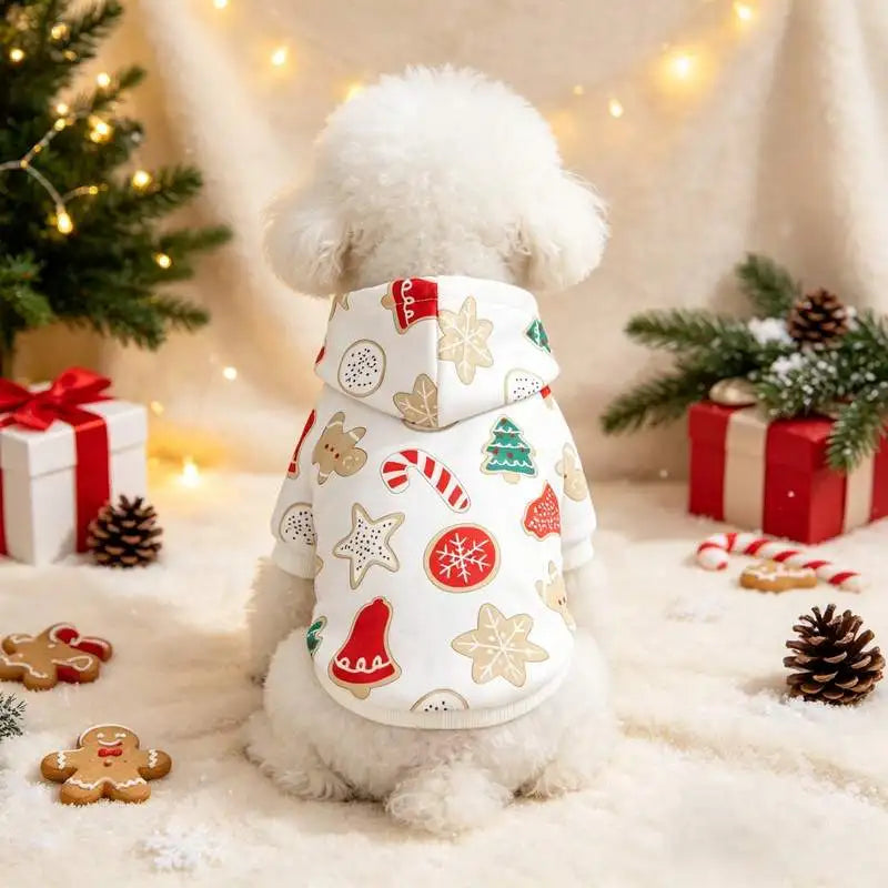 TrustiTails MerryPaws Christmas Pet Hoodie
