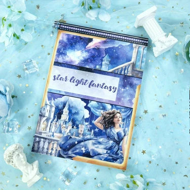 6 Pack 120 Sheets A5 Winter Wonderland Sticker Book, PET Pre Cut Vintage Decals for Journaling, Scrapbooking DIY Craft Supplies
