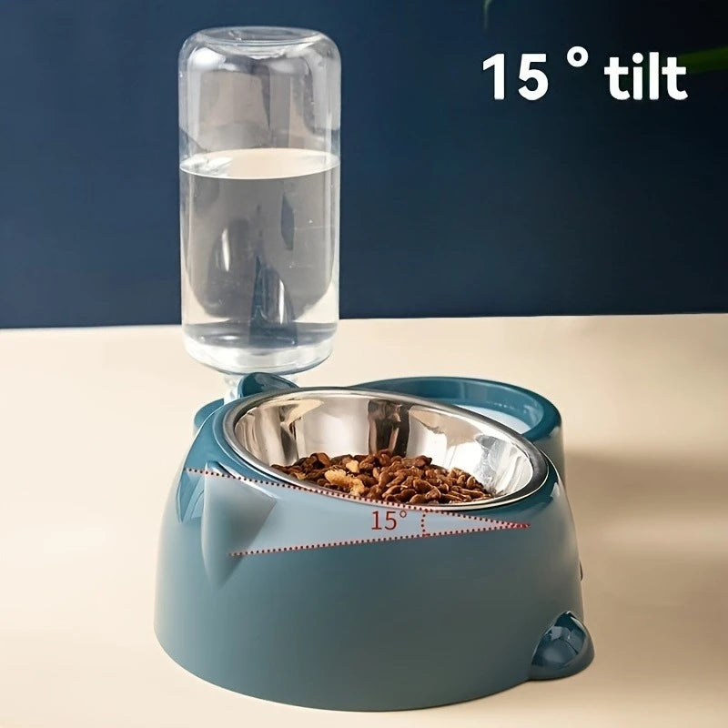 TrustiTails AutoServe Pet Feeder and Water Dispenser Set