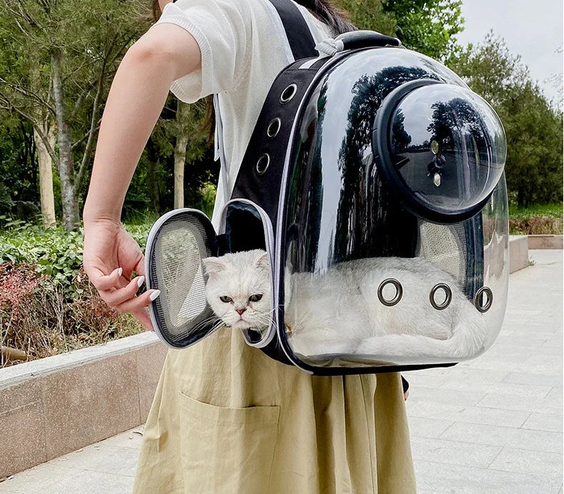 TrustiTails SkyPod Transparent Pet Carrier Backpack