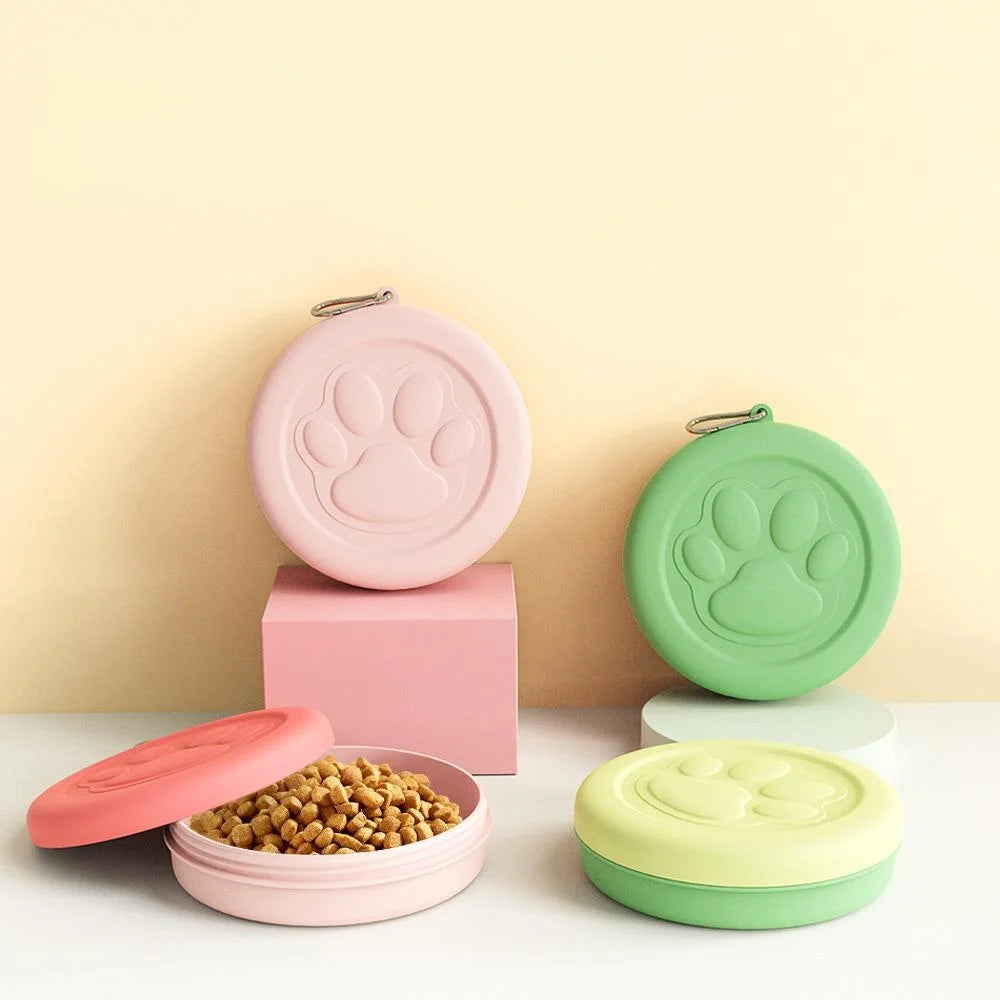 TrustiTails TrailBowl 2-in-1 Travel Pet Bowl