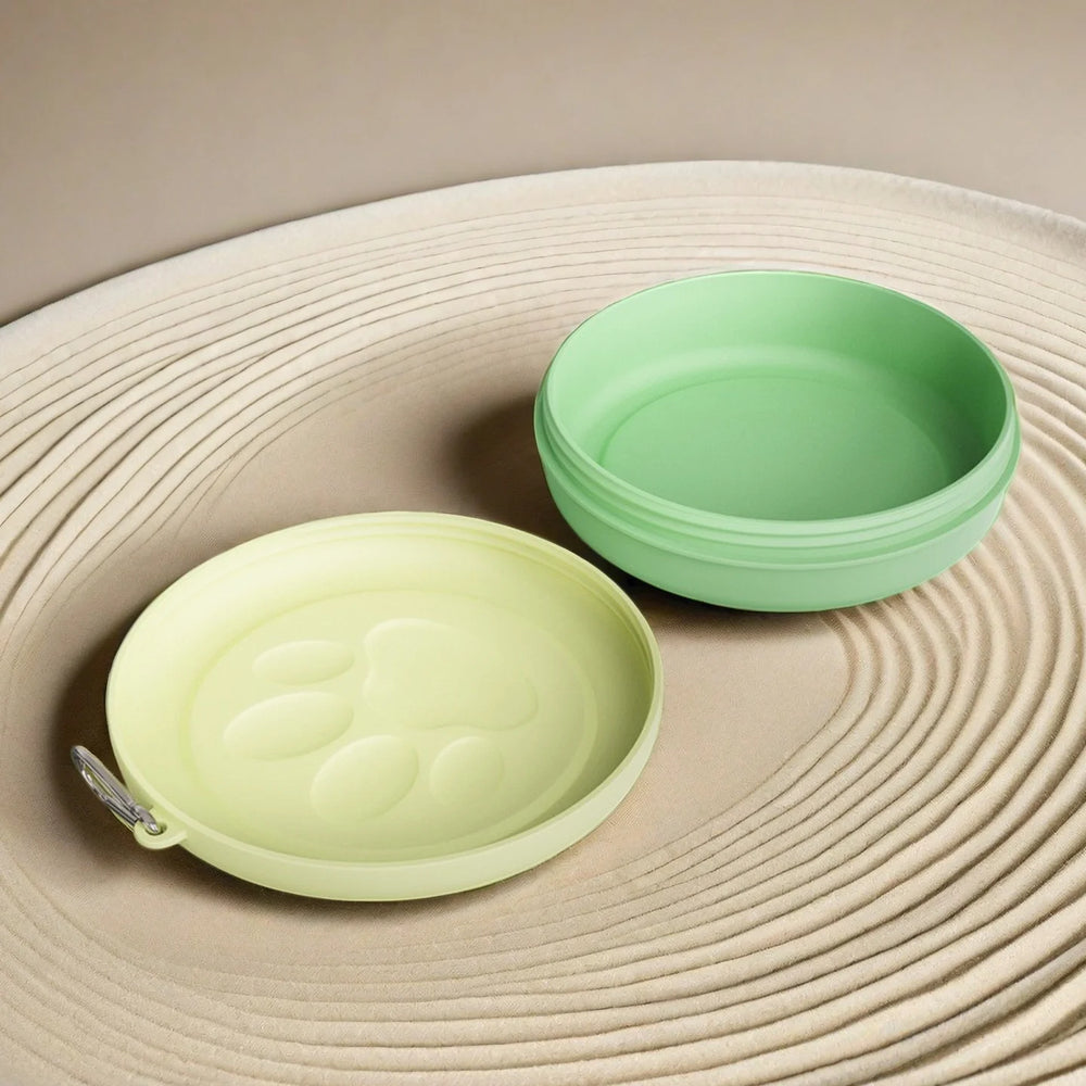 TrustiTails TrailBowl 2-in-1 Travel Pet Bowl