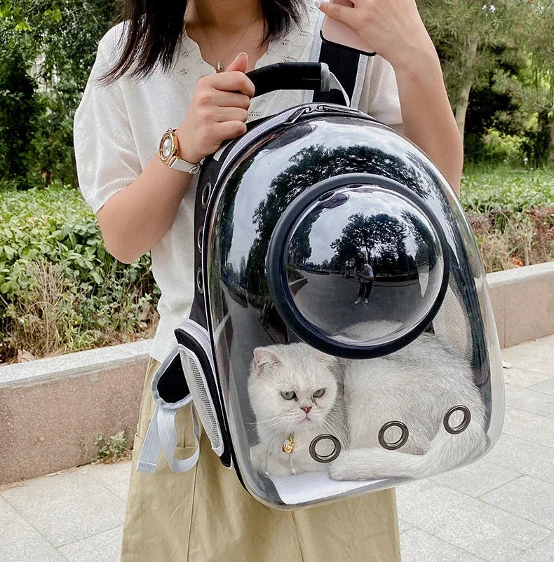 TrustiTails SkyPod Transparent Pet Carrier Backpack