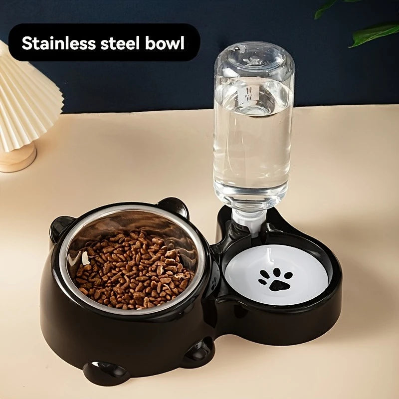 TrustiTails AutoServe Pet Feeder and Water Dispenser Set