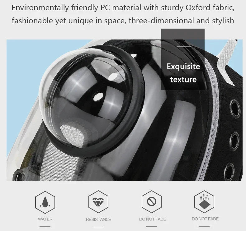 TrustiTails SkyPod Transparent Pet Carrier Backpack