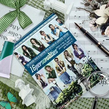 6 Pack 120 Sheets A5 Winter Wonderland Sticker Book, PET Pre Cut Vintage Decals for Journaling, Scrapbooking DIY Craft Supplies