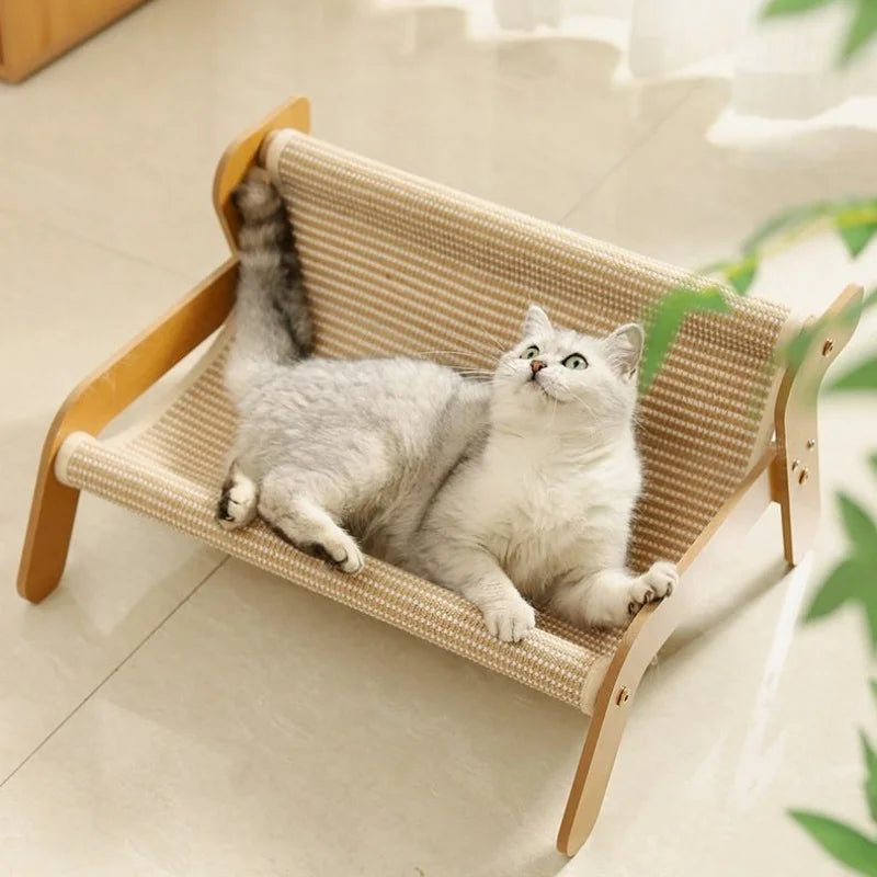 TrustiTails SisalNest 2-in-1 Cat Scratcher Lounge Bed