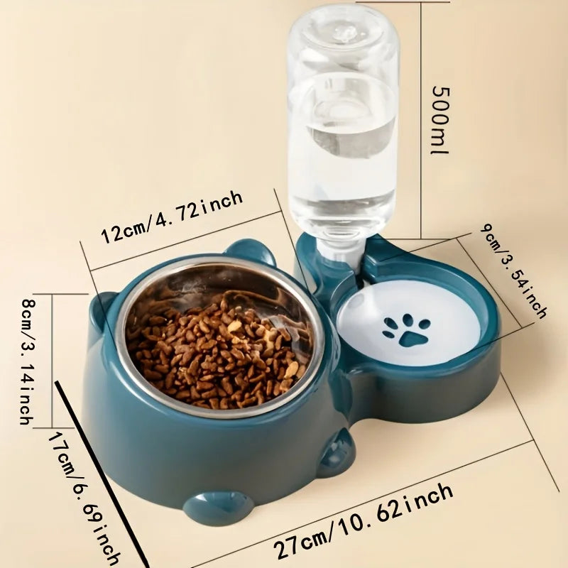 TrustiTails AutoServe Pet Feeder and Water Dispenser Set