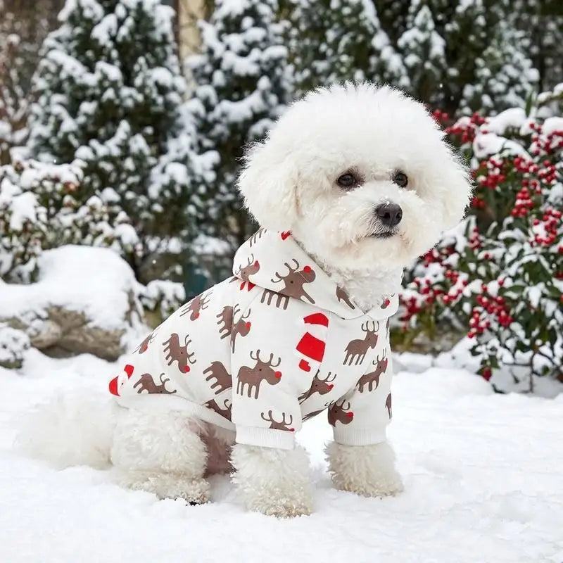 TrustiTails MerryPaws Christmas Pet Hoodie