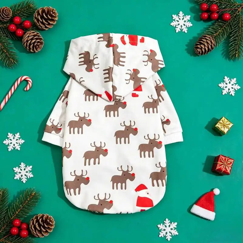 TrustiTails MerryPaws Christmas Pet Hoodie