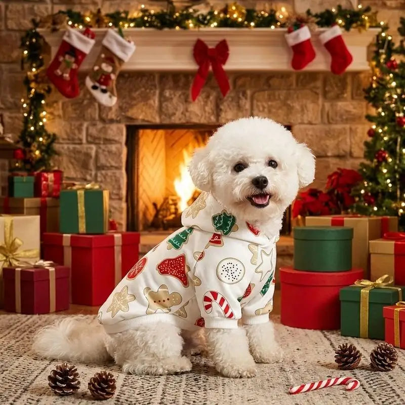 TrustiTails MerryPaws Christmas Pet Hoodie