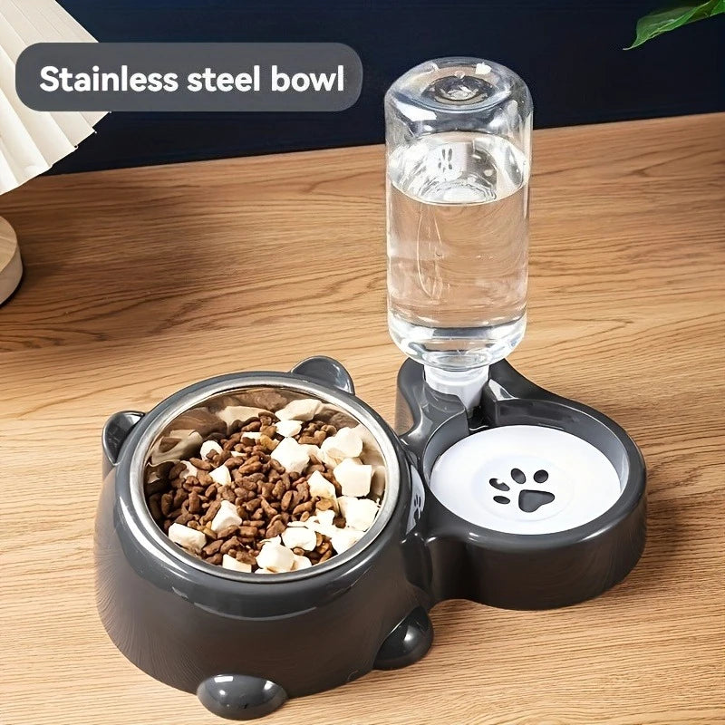 TrustiTails AutoServe Pet Feeder and Water Dispenser Set