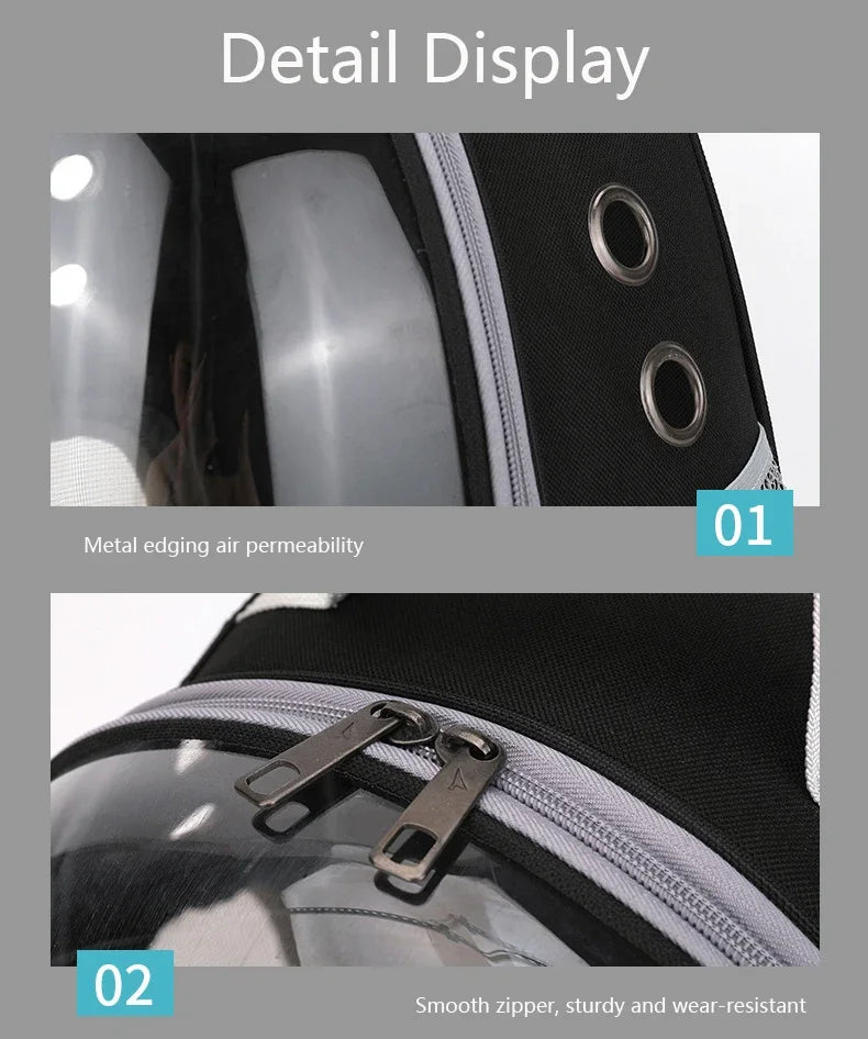 TrustiTails SkyPod Transparent Pet Carrier Backpack