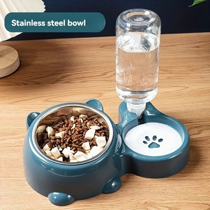 TrustiTails AutoServe Pet Feeder and Water Dispenser Set