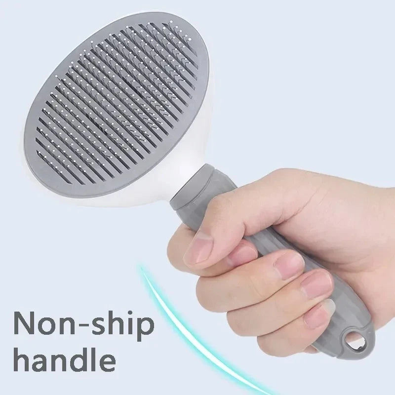 TrustiTails FurSweep Self-Cleaning Pet Brush