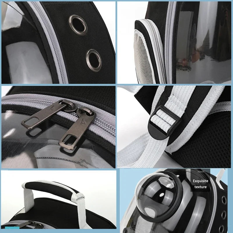 TrustiTails SkyPod Transparent Pet Carrier Backpack