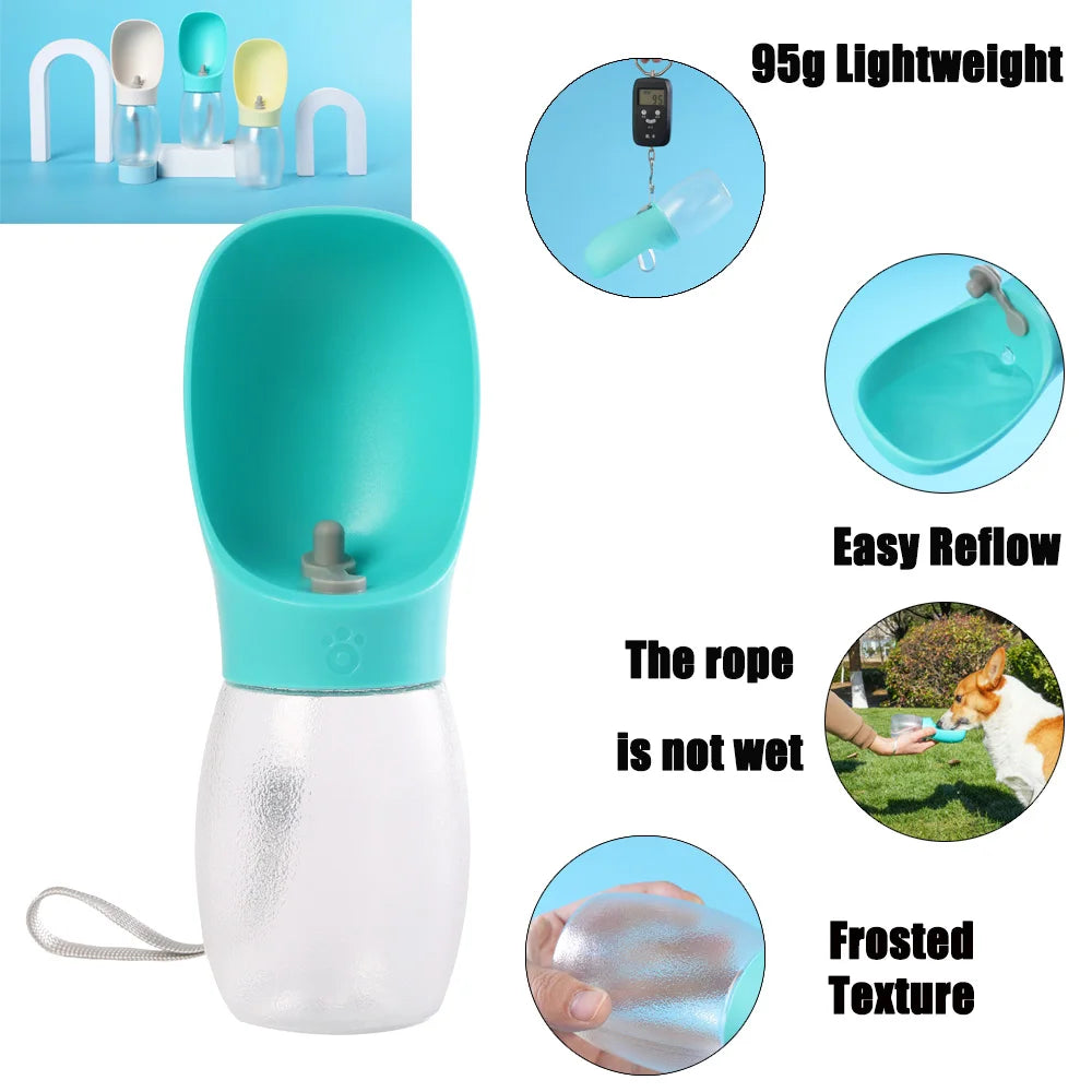 TrustiTails TrailSip Portable Pet Water Bottle