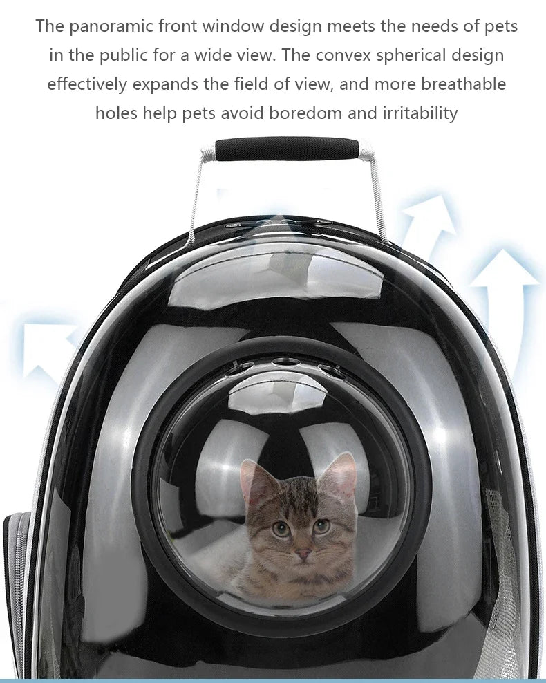 TrustiTails SkyPod Transparent Pet Carrier Backpack