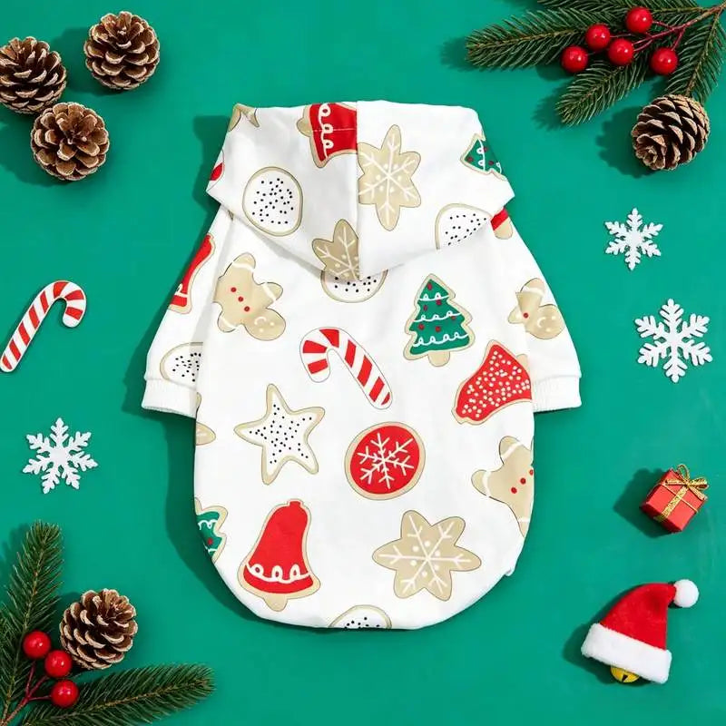 TrustiTails MerryPaws Christmas Pet Hoodie