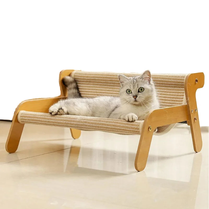 TrustiTails SisalNest 2-in-1 Cat Scratcher Lounge Bed