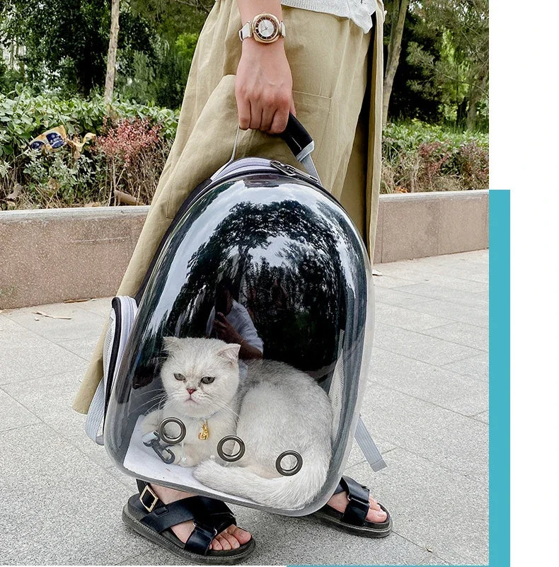 TrustiTails SkyPod Transparent Pet Carrier Backpack