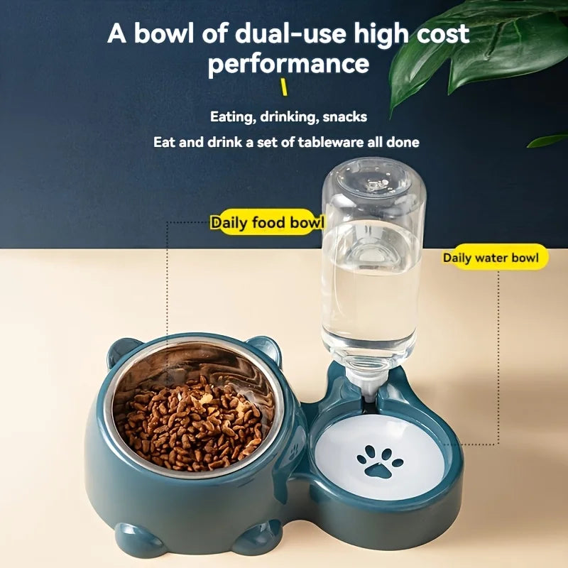 TrustiTails AutoServe Pet Feeder and Water Dispenser Set