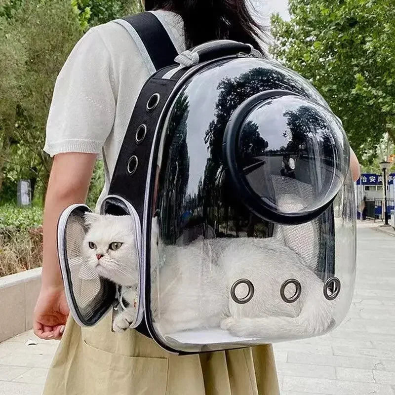 TrustiTails SkyPod Transparent Pet Carrier Backpack