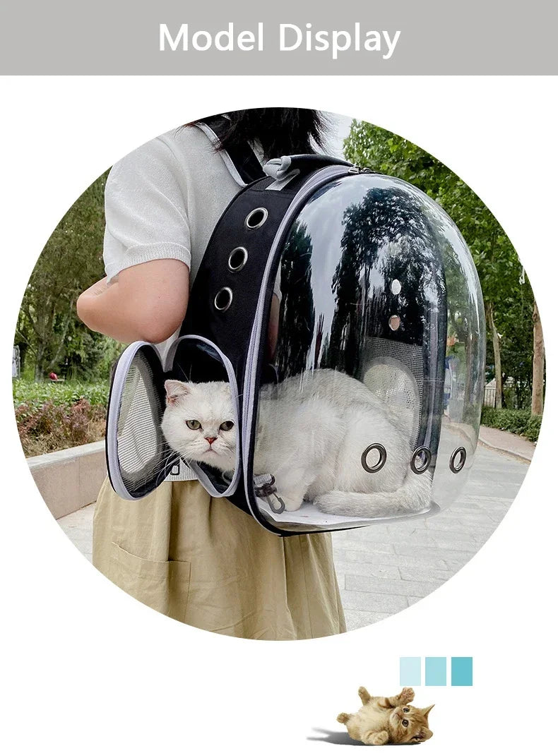 TrustiTails SkyPod Transparent Pet Carrier Backpack