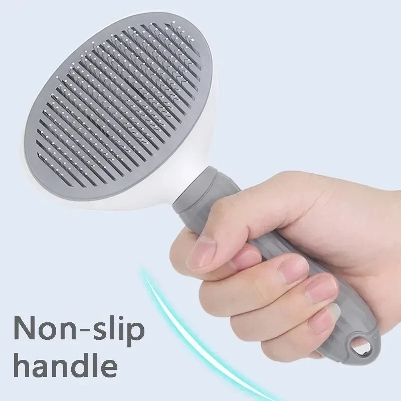 TrustiTails FurSweep Self-Cleaning Pet Brush
